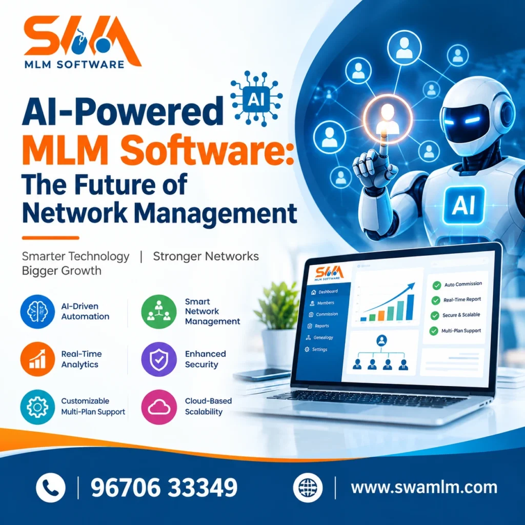 Top MLM Software Company in Lucknow: Grow Your Network With SWA MLM 1 AI-Powered MLM Software