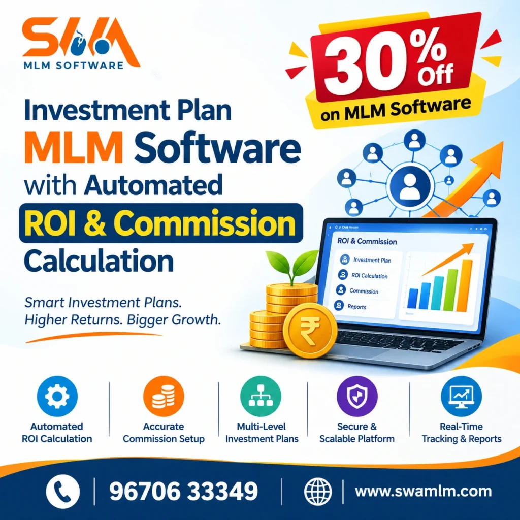 Investment Plan MLM Software with Automated ROI & Commission Calculation 11 Investment Plan MLM Software